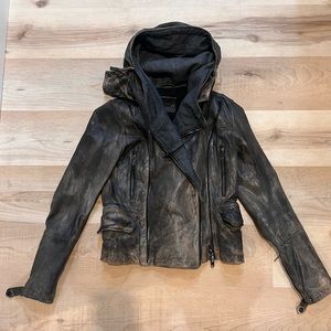 ALL SAINTS Leather Jacket